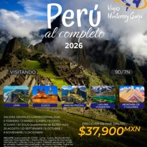 PERU AL COMPLETO 2026 9D 7N